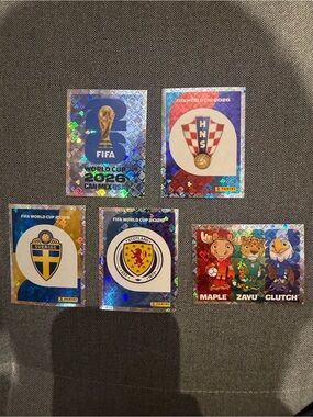 Panini FIFA World Cup 2026 5 Holographic Stickers